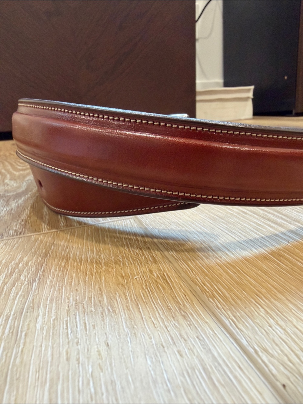 Hank’s Belts The Esquire Raised Size 34 in Oak - Picture 3 of 6